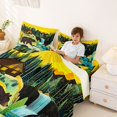 thumbnail image 3 of Manfei Brown Bear Queen Sheets,Sunset Mountain Queen Sheet Sets,4 Pieces,1 Flat Sheet, 1 Fitted Sheet and 2 Pillowcases, 3 of 6