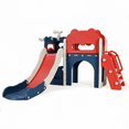 thumbnail image 2 of TLSUNNY 8-in-1 Toddler Slide and Climber, with Enclosed Steps, Telescope, Basketball Hoop, Play Tunnel, for Nursey, Playground, 2 of 9