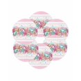 thumbnail image 7 of 13 Inch Round Placemats Set of 6, Summer Starfish Pink Non Slip Heat Insulation PP Table Mats, Beach Coral Conch Coastal Washable Place Mats for Kitchen Dining Party Table Decor, 7 of 7