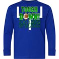 thumbnail image 3 of Inktastic Touchdown 100 Days of School Long Sleeve Youth T-Shirt, 3 of 5