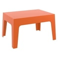 thumbnail image 1 of Compamia Box Resin Patio Coffee Table in Orange, 1 of 5