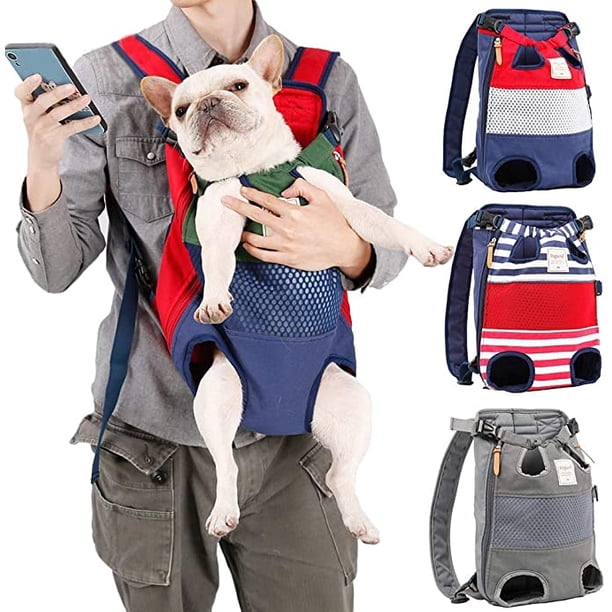 Mochila transportadora para perros – Mochila transportadora para mascotas pequeña, mediana y grande, aprobada por aerolíneas