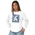 thumbnail image 3 of Retro Smurf Cool 90s Graffiti Vibes Long Sleeve TShirt Men Women Brisco Brands S, 3 of 6