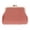 Peach, variant on Julia Buxton Premium Faux Leather Triple Frame Coin Purse Wallet (Women)
