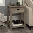 thumbnail image 1 of Walker Edison 18" Country Single Drawer Side Table - Grey Wash, 1 of 4
