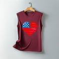 thumbnail image 4 of AOOCHASLIY American Flag Star Women Tops Womens Tank Tops Independence Day Graphic Tank Tops Summer Casual Loose Tanks Music Vacation Tank, 4 of 4