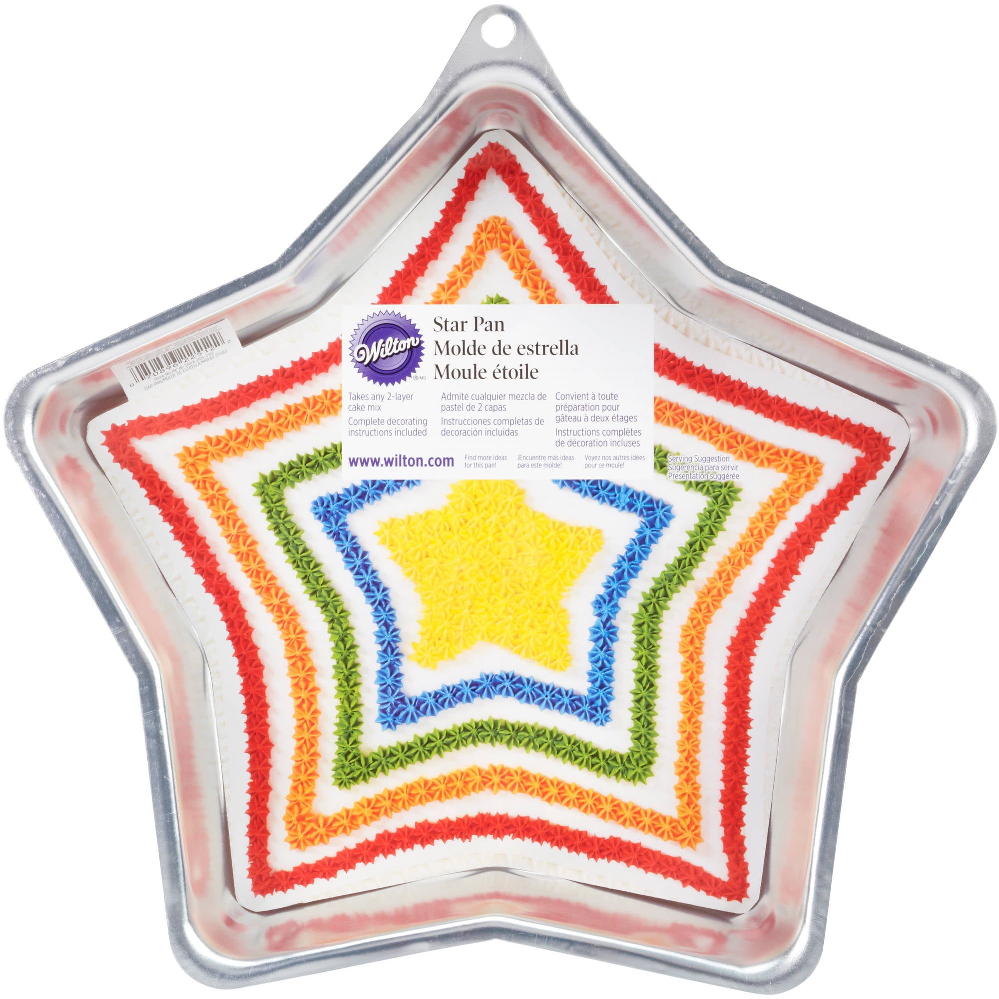 Wilton Novelty 12.75"x12.75" Shaped Cake Pan, Star 21052512 Walmart