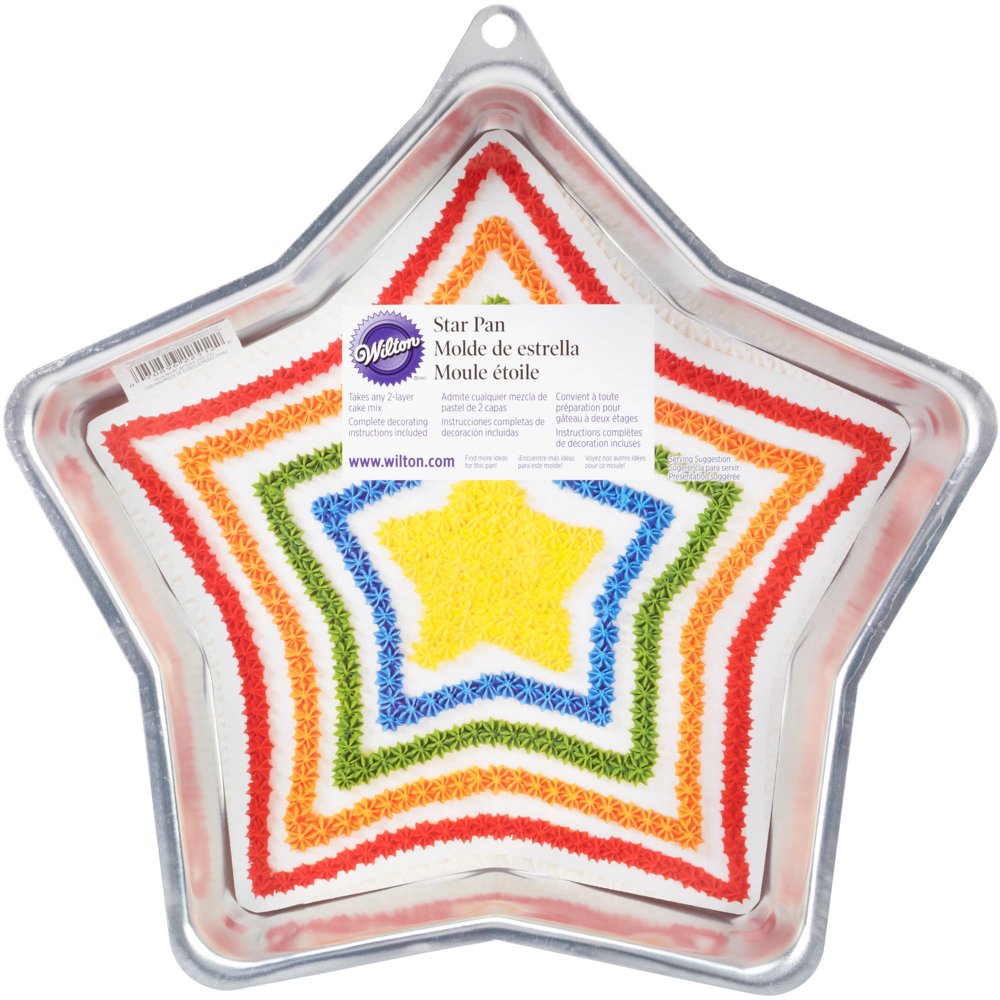 Wilton Novelty 12.75"x12.75" Shaped Cake Pan, Star 21052512 Walmart