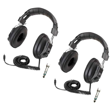 - Califone 3068AV Switchable Stereo/Mono Headphone (Black, 2-Pack)
