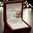 thumbnail image 7 of Daughter Love knot Necklace, Gift from Dad, 7 of 7