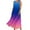 Hot Pink, variant on Womens Ombre Print High Waist Flowy Maxi Dress Lightweight Breathable Pool Party Holiday Dress Orange L
