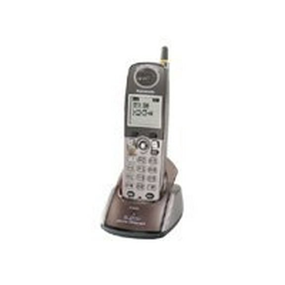 Panasonic KX-TGA550M - Cordless extension handset with caller ID/call waiting - 5.8 GHz - metallic gray