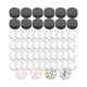 thumbnail image 1 of 48 juegos de imanes de vidrio cerámico para nevera con adhesivo y cabujones de vidrio transparente en forma de cúpula., 1 of 5