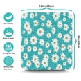 thumbnail image 5 of Washable Rubber Daisy Cute Floral Dish Drying Mats for Kitchen Counter Home Large Coffee Bar Pad Accessories and Decor for Utensils Stemware 16''x18'', 5 of 7