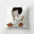 thumbnail image 4 of African Women Pillowcase Peach Skin Square Pillow Cover Home Sofa Decoration Cushion Cover, 4 of 9