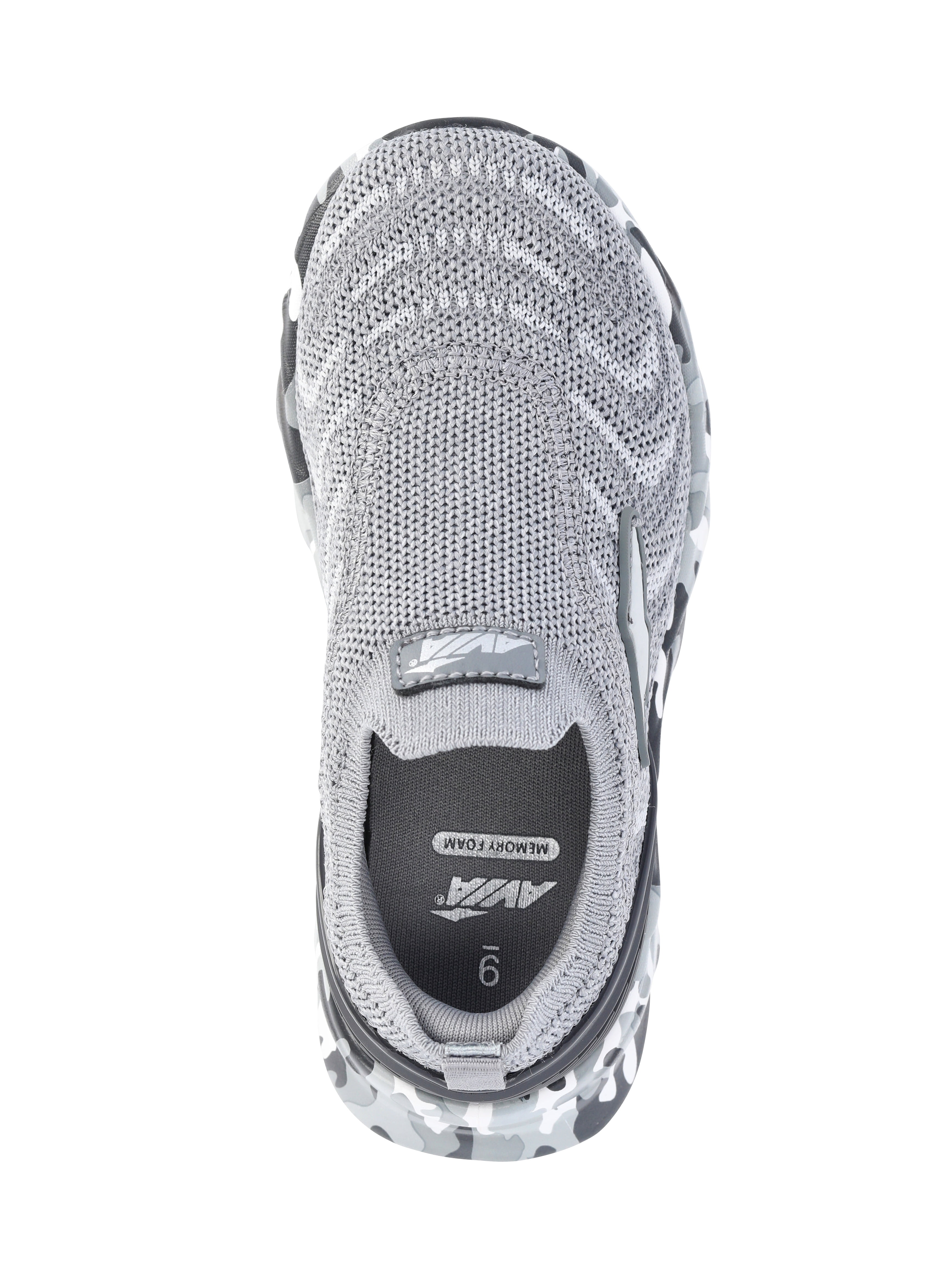 Avia Honeycomb Toddler, Little, and Big Kid Slip On Knit Sneakers