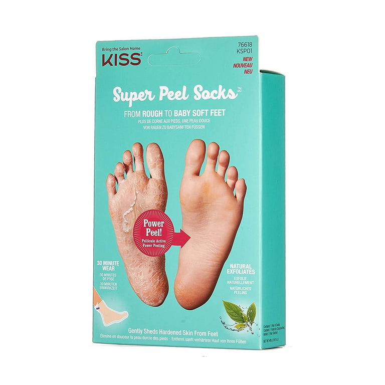 Bring The Salon Home Kiss Super Peel Socks KSP01 – Optima Beauty Supply