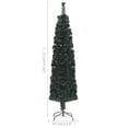 thumbnail image 2 of vidaXL Christmas Tree Decoration Artificial Slim Tree with Stand Fiber Optic, 2 of 7