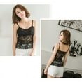 thumbnail image 4 of Feiona Ladybranch Lace Tank Tops for Women Sexy V-Neck Cami Tops Summer Casual Print Blouses Lace Crochet Padded, 4 of 8