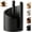 Black, variant on Mountain Paper Towel Holder Countertop, Black Wooden Base with Iron Stand for Kitchen Counter Organizer-Effortless One Hand Tearing Holds Jumbo Mega Rolls, Napkin Gadget for Dining Table Living Room