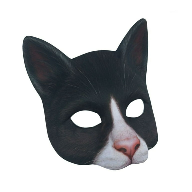Cheap Creative Halloween Mask Cat Mask Half Face Mask Halloween Playing  Props Furry Animal Adult Costume Cat Mask - Halloween Animal Head Mask