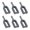 Curved, variant on Electric Drill Wire Twisting Tool Hexagonal Cable Tying Bit for Pipe Chain Link Netting Installation Easy to Use