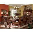 thumbnail image 4 of ACME Dresden Wooden Double Pedestal Dining Table in Cherry Oak, 4 of 4