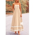 thumbnail image 3 of Vestido Maxi Beige PRETTYGARDEN Verano 2025 XL, 3 of 8