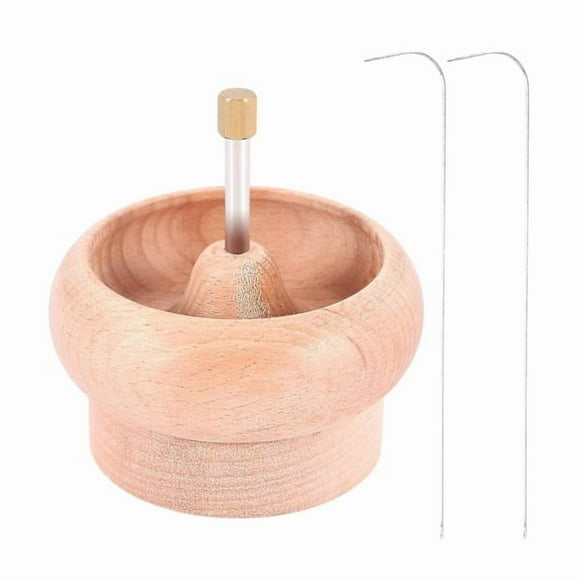 DIY bead spinner holder, jewelry workshop, wood craft project, stringing with large eye needle G
