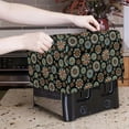 thumbnail image 5 of TSOVTHRID Boho Mandala Flower Print 2 Slice Toaster Covers Washable Bread Machine Oven Cover Dust-proof Fingerprint Protection Kitchen Bakeware Protector, 5 of 8