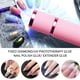 thumbnail image 5 of Mini lámpara portátil de secado de uñas, lámpara LED de fototerapia, secador de uñas de gel de secado rápido, linterna para el hogar y el salón., 5 of 8
