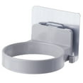 thumbnail image 2 of HEVIRGO Bathroom Wall Mounted Electric Hair Dryer Holder Storage Rack Shelf Organizer, 2 of 8
