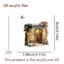 Cheapark 2025 Christmas 2D Flat Decorations - Designed for Bookstore & Flower Shop Xmas Trees, Festive Ornaments for Holiday Ambiance