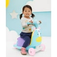 thumbnail image 2 of Skip Hop Kids Toy 3-in-1 Baby Activity Push Walker & Ride On Scooter Toy, Unicorn, 2 of 11