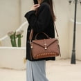 thumbnail image 2 of MKF Collection Angela Vegan Leather Women's Satchel Handbag by Mia K, 2 of 18