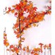thumbnail image 2 of 12pack / Each 90 Inch , Artificial Maple Leaf Vine , Fake Foliage Autumn Leaves Garland Hanging Plant, 2 of 5