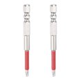 thumbnail image 1 of Uxcell 2 piezas de destornillador Torx TT15 de 1/4" de vástago hexagonal de 3" (75 mm) magnético, a prueba de manipulaciones, brocas de estrella de 6 puntos, destornilladores industriales de acero S2., 1 of 6