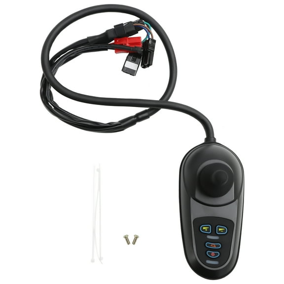 Electric Wheelchair Joystick Controller Replacement,4 Keys,5 Speed, ML2P Adapter Cable Connection