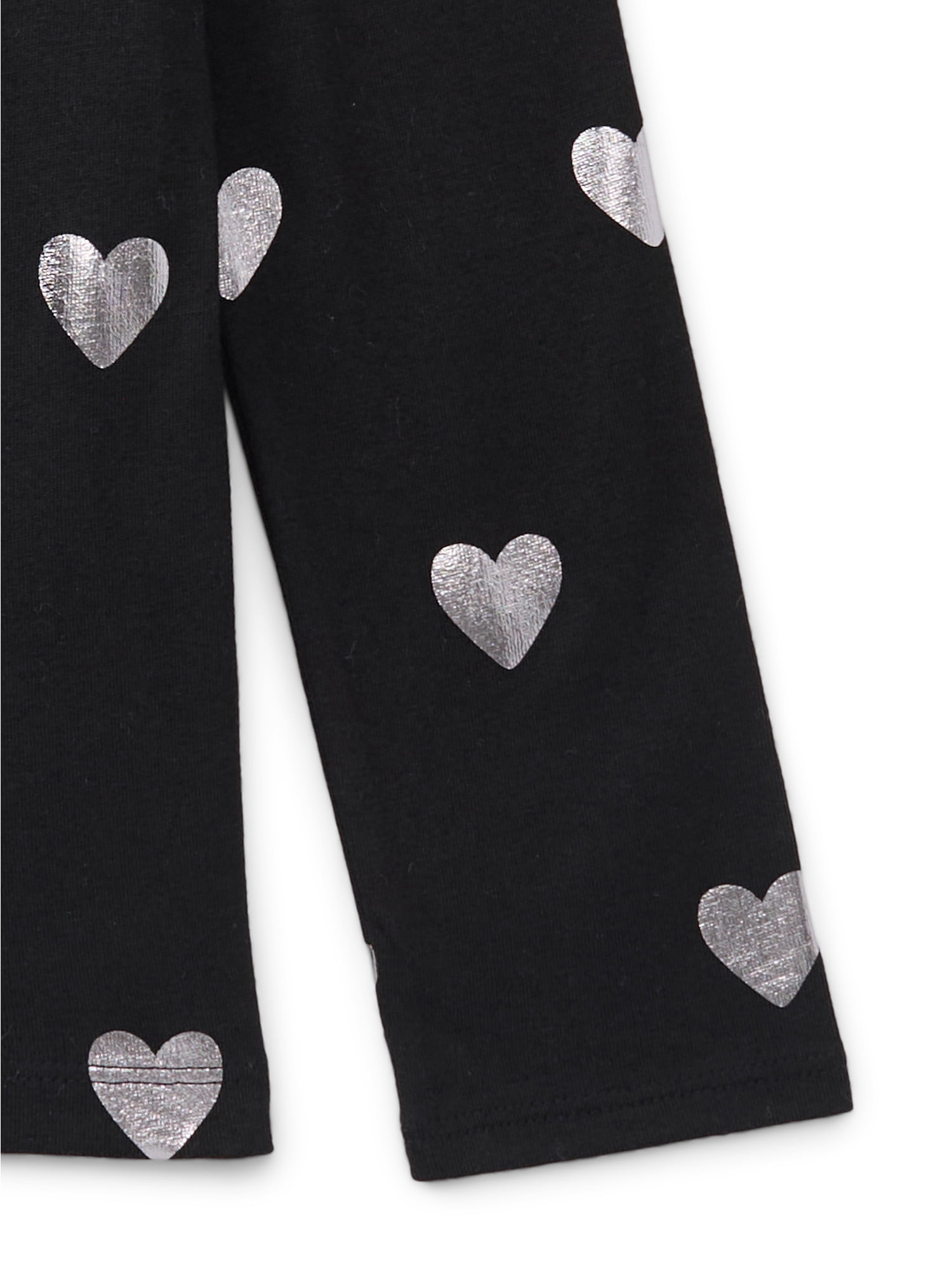 Wonder Nation Girls Gathered Shoulder Tee with Long Sleeves, Sizes 4-10