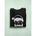 thumbnail image 3 of Cool Santa With Glasses Men Sweatshirt, Male 3X-Large, 3 of 4