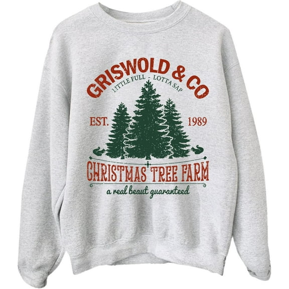 Griswold Christmas Tree Farm Sweatshirt - Christmas Movie Vintage Sweater, Holiday Crewneck