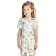 thumbnail image 5 of Balery Dandelion Conjunto de Pijama Infantil de Manga Corta con Estampado – Ropa de Dormir de Algodón Suave-Large, 5 of 5