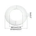 thumbnail image 2 of Wall Split Flange, 304 Stainless Steel Round Escutcheon Plate for 80mm Diameter Pipe, 2 Pack, 2 of 5