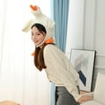thumbnail image 5 of Penmahua Cosplay Hat Big White Goose Hat For Outdoor Costume Party Fun Headwear Cotton Material, 5 of 9