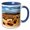 Blue/White, variant on 3drose, Observation Point in Goblin Valley State Park, Utah, 15oz Mug