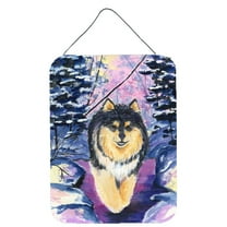 Caroline's Treasures SS1054DS1216 Finnish Lapphund Wall or Door Hanging Prints, 12x16, multicolor