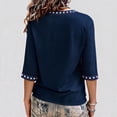 thumbnail image 4 of USA 25th Anniversary Never Forget 9/11 Womens Memorial Shirt Patriotic Tee Towers & Flag Graphic Design Top Navy L, 4 of 4
