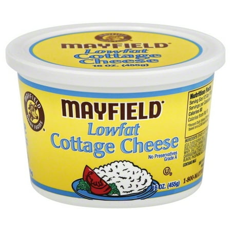 Mayfield Low Fat Cottage Cheese 16 Oz Walmart Com