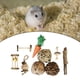 thumbnail image 4 of Rabbit Chew Bunny Chew Toys Cake para Bunny, Chinchilla, Hamsters Grinding , Yinane Juguetes de madera para hámster, 4 of 7