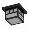 thumbnail image 7 of Meyda Tiffany 87230 Hyde Park Double Bar Mission 12" Wide Flush Mount Square Ceiling, 7 of 7
